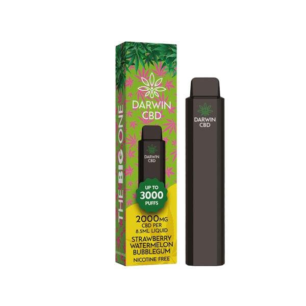 Darwin The Big One 2000mg CBD Disposable Vape Device 3000 Puffs - Ichor Liquid