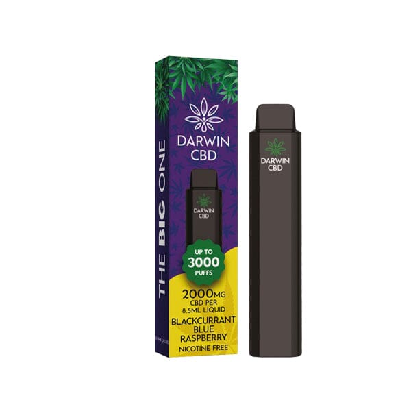 Darwin The Big One 2000mg CBD Disposable Vape Device 3000 Puffs - Ichor Liquid