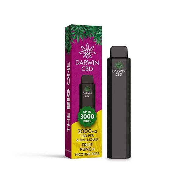 Darwin The Big One 2000mg CBD Disposable Vape Device 3000 Puffs - Ichor Liquid