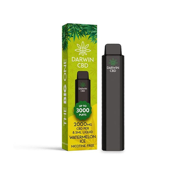 Darwin The Big One 2000mg CBD Disposable Vape Device 3000 Puffs - Ichor Liquid