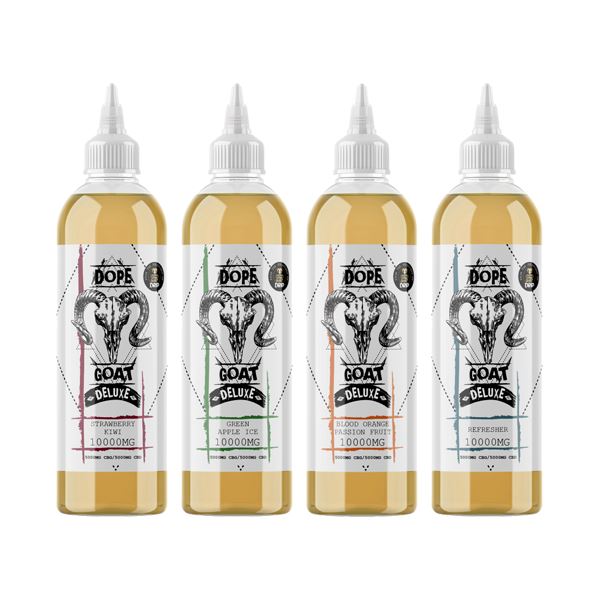 Dope Goat Deluxe 10,000 CBD + CBG E-liquid 250ml (70VG/30PG) - Ichor Liquid