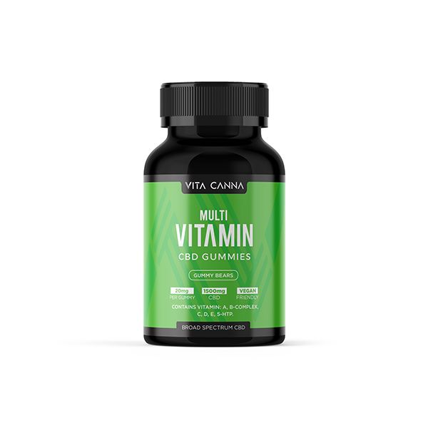 Vita Canna Broad Spectrum 1500mg CBD Vegan Gummy Bears - Ichor Liquid