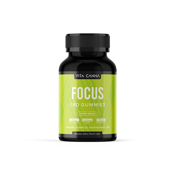 Vita Canna Broad Spectrum 1500mg CBD Vegan Gummy Bears - Ichor Liquid