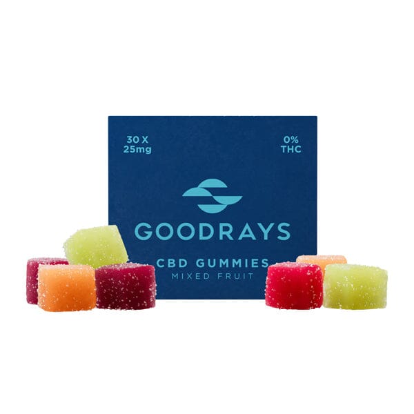 Goodrays 750mg CBD Mixed Gummies - 30 Pieces - Ichor Liquid