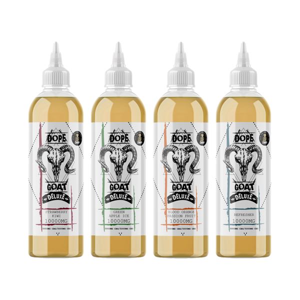 Dope Goat Deluxe 10,000 CBD + CBG E-liquid 250ml (70VG/30PG) - Ichor Liquid