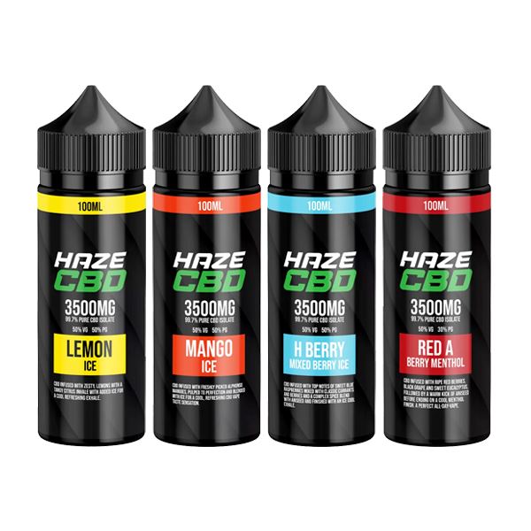 Haze 3500mg CBD E-Liquid 100ml (50VG/50PG) - Ichor Liquid