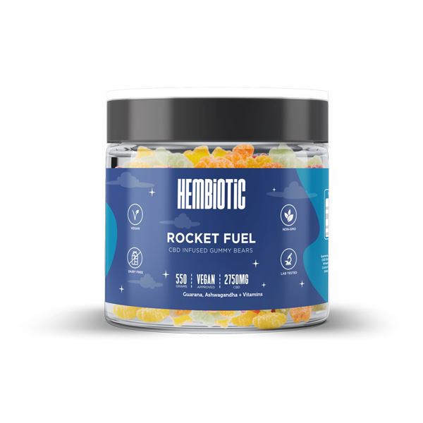 Hembiotic 2750mg Bulk CBD Gummy Bears - 550g - Ichor Liquid