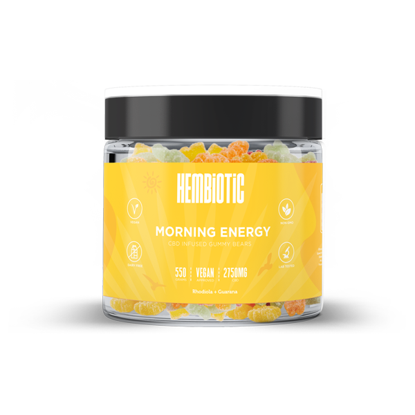 Hembiotic 2750mg Bulk CBD Gummy Bears - 550g - Ichor Liquid