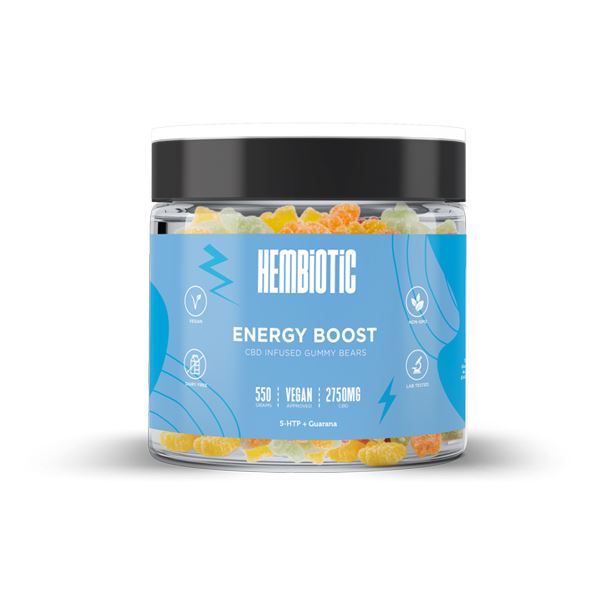 Hembiotic 2750mg Bulk CBD Gummy Bears - 550g - Ichor Liquid