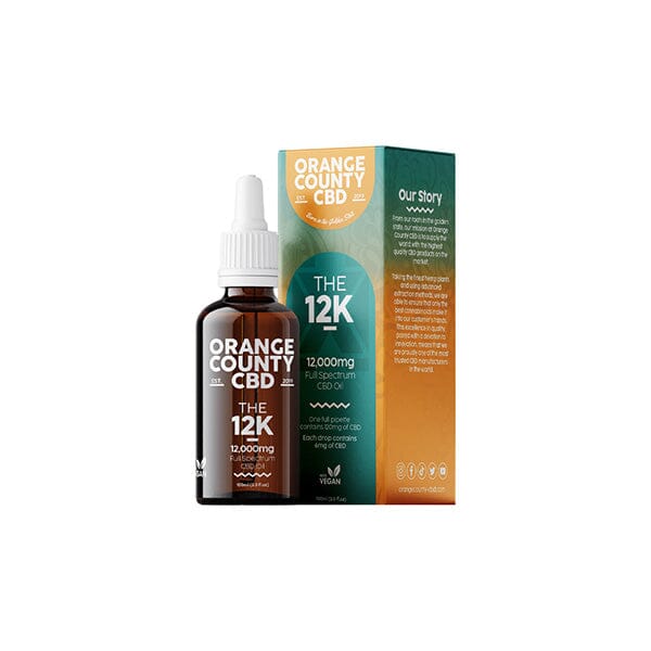 Orange County CBD 12000mg Full Spectrum CBD Oil - 100ml - Ichor Liquid