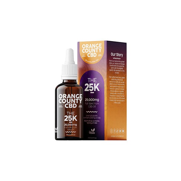 Orange County CBD 25000mg Full Spectrum CBD Oil - 100ml - Ichor Liquid