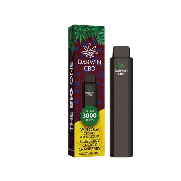 Darwin The Big One 2000mg CBD Disposable Vape Device 3000 Puffs - Ichor Liquid
