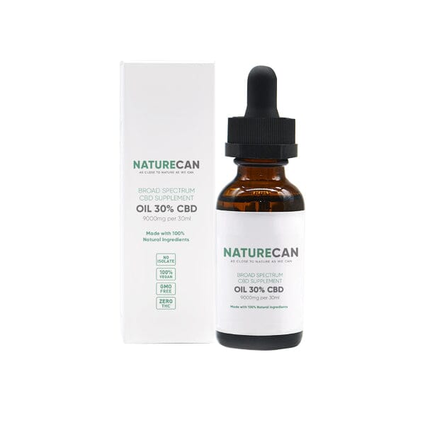 Naturecan 30% 9000mg CBD Broad Spectrum MCT Oil 30ml - Ichor Liquid