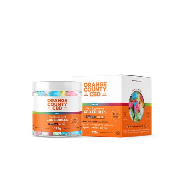 Orange County 1200mg CBD Gummy Bears - Small Pack - Ichor Liquid