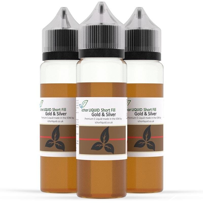 Gold &amp; Silver - Short Fill E Liquid - Ichor Liquid